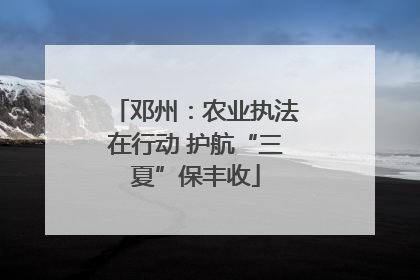 邓州：农业执法在行动 护航“三夏”保丰收