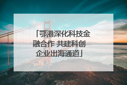 鄂港深化科技金融合作 共建科创企业出海通道