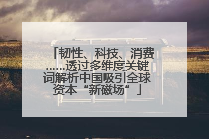 韧性、科技、消费……透过多维度关键词解析中国吸引全球资本“新磁场”