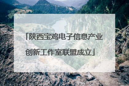 陕西宝鸡电子信息产业创新工作室联盟成立