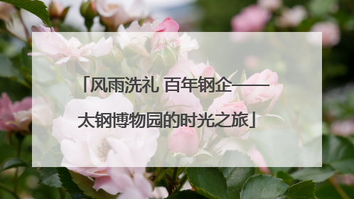 风雨洗礼 百年钢企——太钢博物园的时光之旅
