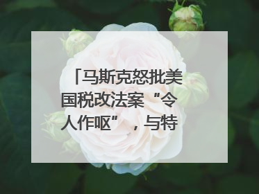 马斯克怒批美国税改法案“令人作呕”，与特朗普早生嫌隙？｜国际识局