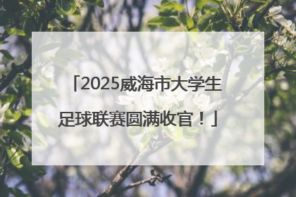 2025威海市大学生足球联赛圆满收官！